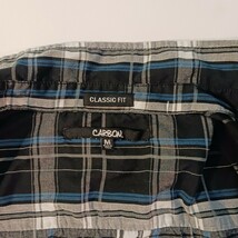 Carbon Classic Fit Multicolor Plaid Flannel Button Up Long Sleeve Shirt Men Sz M image 4