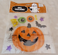 New Halloween Boo Window Gel Clings Pumpkins Bats Jack O Lantern - £11.90 GBP