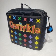 Qwirkle Tile Game Travel Version Mix Match Fun Zippered Travel Pouch Complete - £17.54 GBP