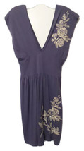 Johnny Was Embroidered Sleeveless Knit Dress Stretch Beaded JWLA Love Liberty - £29.26 GBP