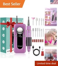 Cordless Electric Nail Drill - 45000RPM Professional Nail File for Home ... - $1,008.82 MXN