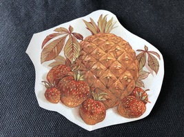 M73 - Ceramic Waterslide Vintage Decal -  1 Pineapple Tile Decal - 4.5&quot; - £1.39 GBP