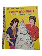 DONNY AND MARIE The Top Secret Project A Little Golden Book (1977, Vintage) - $146.43 MXN