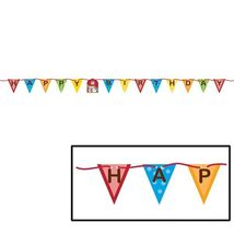 Farmhouse Fun Ribbon Banner - Birthday Party Supplies - $5.63