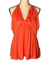 Women’s Gap Halter Top Size XL  Tall Blood Orange New With Tags - £14.58 GBP
