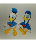 2 Donald Duck Bean Bag Plush Lot Stuffed Animal Toy Disney Duplicates - £13.36 GBP