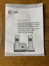 AT&amp;T 6.0 Cordless Phone Product Manual - $11.76