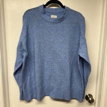 Aerie Womens Baby Blue Mock Neck Pullover Sweater Oversized Size Medium - $31.68