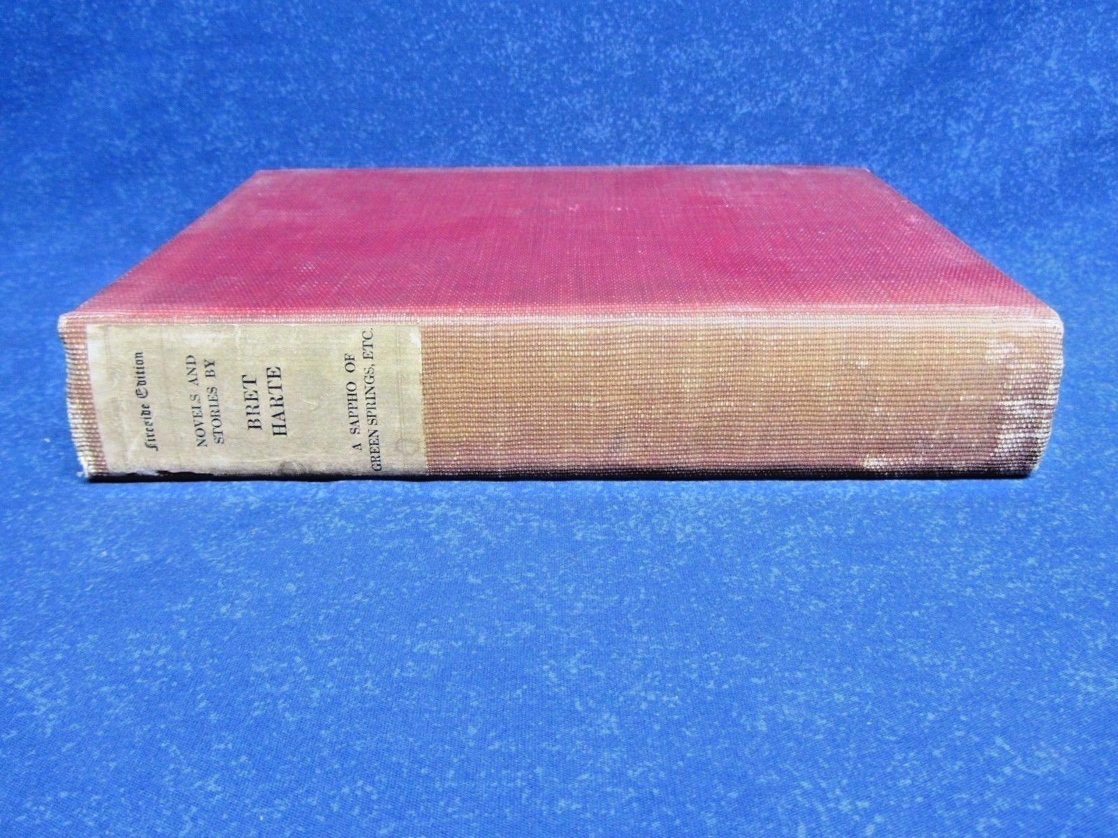 NOVELS AND STORIES BY BRET HARTE, FIRESIDE EDITION, 1910, HARDCOVER - $14.99