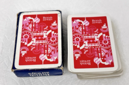 British Airways Airlines Miniature Deck of Cards 2 5/8 x 1 3/4&quot; Boxed Al... - $12.84 CAD