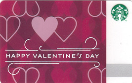 Starbucks 2014 Happy Valentine&#39;s Day Collectible Gift Card New No Value - £2.39 GBP