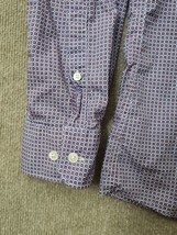Rodd Gunn Button Up Shirt Mens Large Purple Long Sleeve Sports Fit Woven Italy - £23.63 GBP