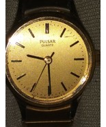 LADIES PULSAR QUARTZ JAPAN MOVT STRETCH BAND WRIST WATCH - $63.35