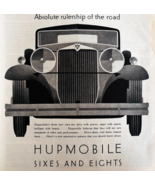 1930 Hupmobile Sixes And Eights Advertisement Automobilia Three Leaders ... - $42.03 CAD