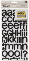 American Crafts Foam Alphabet Stickers-Rootbeer Fl - £15.84 GBP