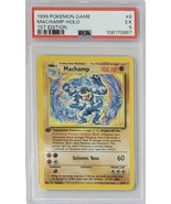 Pokemon Game 1999 1st Edition Base Set Machamp Holo #8/102 PSA 5 - $58.37 CAD
