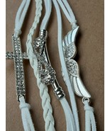 Angel Wing Cross Bracelet - £6.92 GBP