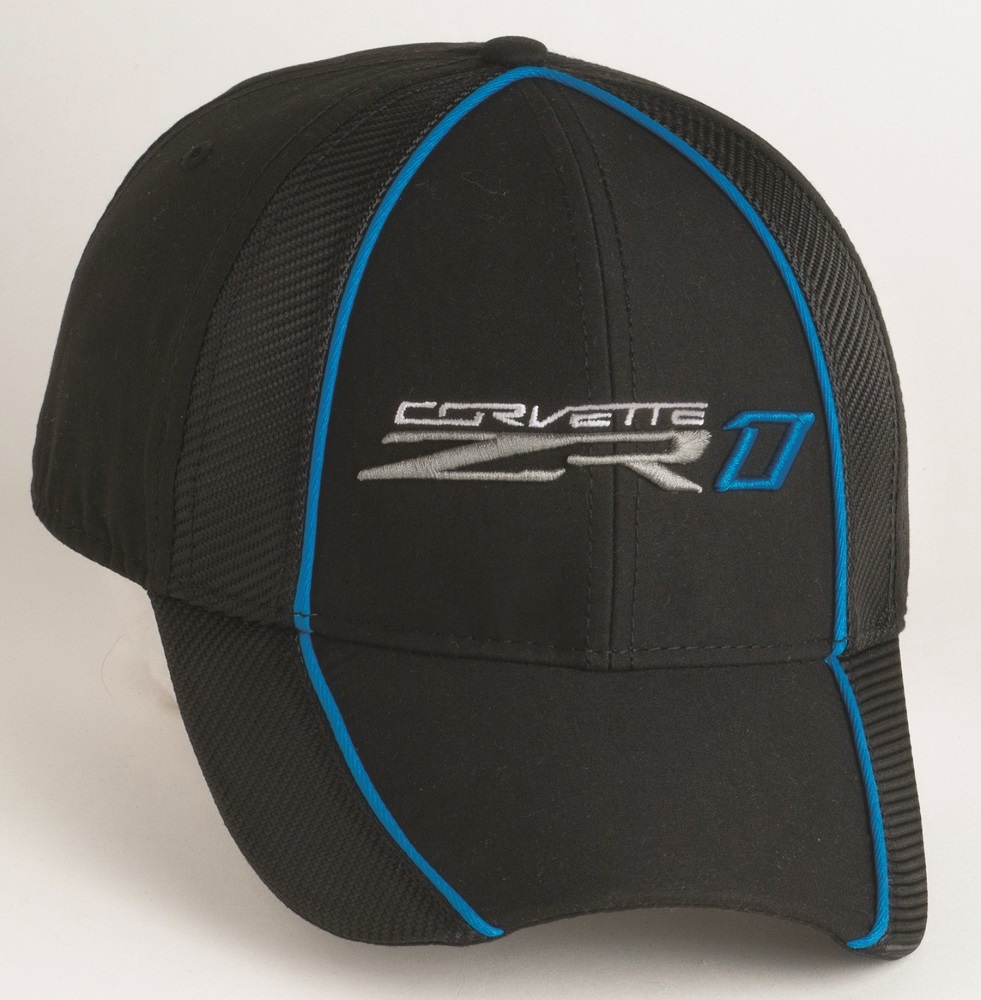 C7 ZR1 Supercharged Black and Blue Hat - $29.99