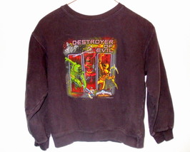 Boys Disney Brown Power Rangers Long Sleeve Sweatshirt M - £4.75 GBP