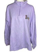 Disney Parks Minnie Mouse 1/4 Zip Sweatshirt XXL - £26.94 GBP