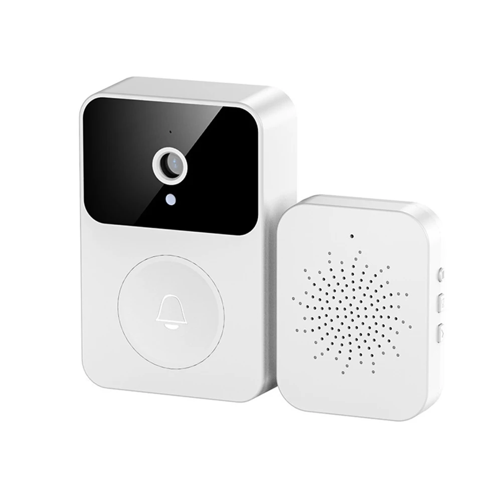 Smart Wireless Remote Video Wifi Rechargeable Security Door Doorbell Two-way Aud - £99.84 GBP