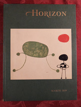HORIZON Magazine March 1959 Pier Luigi Nervi Joan Miró Miro Ruth Orkin - £11.29 GBP