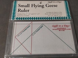 Small Flying Geese Ruler 3” X 6” + 1.5” X 3” by Quilt in a Day Instructions - £9.10 GBP