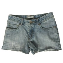 Old Navy Girls Denim Booty Shorts Size 14 Regular Solid Blue Pockets - £15.80 GBP