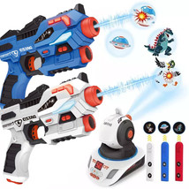 Rechargeable Laser Tag Gun set with Projector for Age 3 &amp; Up - £55.35 GBP