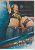2019 wwe smack down Mickie James Women&#39;s Division Topps card#36 at smokejoe13 .. - £3.05 GBP