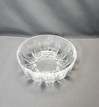 Crystal Centerpiece Bowl Capri 24% Lead Crystal Bowl 8&quot; Cut Serving Dish Italy - $11.14