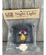 CTW Home Santa In The Chimney Plug In Night Light with On/Off Switch - £14.86 GBP