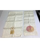 VTG 1980’s Silk Scarves - 1 Blessed By Dalai Lama &amp; 1 Yin Yang By Barry ... - $365.81 MXN