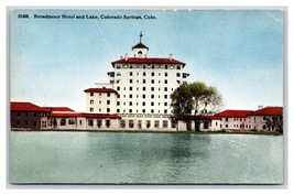 Broadmoor Hotel and Lake Colorado Springs Colorado CO UNP DB  Postcard R11 - £3.05 GBP