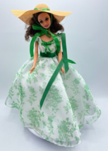 Barbie Doll as Scarlett O’Hara BBQ Green Dress Mattel Gone With The Wind... - $28.49