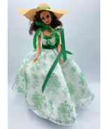 Barbie Doll as Scarlett O’Hara BBQ Green Dress Mattel Gone With The Wind... - £22.40 GBP