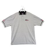 Vtg Penske Racing Polo Shirt Men&#39;s XL Honda Firestone Black White Grid 9... - $41.81 CAD
