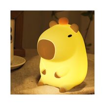 Ratoher Capybara Night Light,LED Squishy Novelty Animal Night Lamp, 2 Levels Dim - $19.59