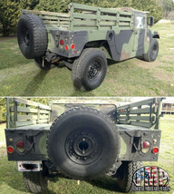 Military Humvee Replacement Tire Carrier - Mounted Tailgate M998 M1038 H-1 Hu... - £161.09 GBP