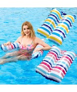 Pool Floats - 2 Pack Floats for Swimming Pool, 4-in-1 Pool Floats Hammock - £18.39 GBP