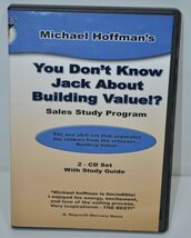 Michael Hoffman You Don&#39;t Know Jack About Building Value Sales Study Pro... - $109.65 CAD