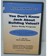 Michael Hoffman You Don&#39;t Know Jack About Building Value Sales Study Pro... - $109.65 CAD