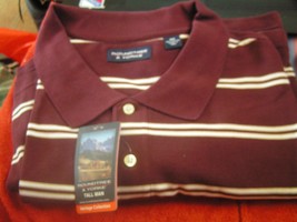 Roundtree &amp; Yorke Heritage Coll 4XT Men&#39;s Polo Shirt 100% Cotton NWT $42 MSRP - £15.52 GBP