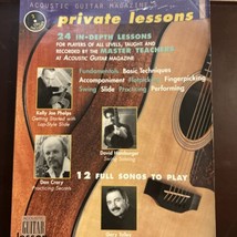 Acoustic Guitar Magazine&#39;s Private Lessons with 2 CD, 24 In Depth Lessons Music - £16.50 GBP