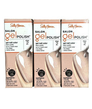 3X Sally Hansen Gel Nail Polish - Salon Quality Up To 2 Week 175 Sequin Stiletto - £13.44 GBP