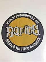 XL Brandon Quick Jiu Jitsu Patch (8 Inch) Iron/Sew-On Badge Martial Arts - £7.72 GBP