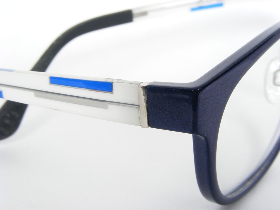 FLEX Mod 0035 003 GLITTER BLUE /WHITE EYEGLASSES GLASSES 52-18-140mm Germany Item image 8