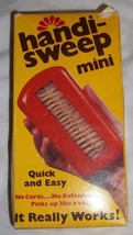Vintage Handi Mini Sweep Natural Bristle Brush Makes the Difference With Box Vtg - £15.72 GBP