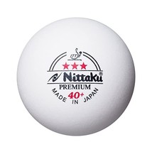 Nittaku Premium 3 Star Table Tennis Balls - White  - $29.00