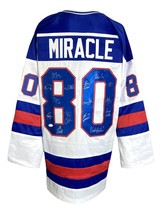 1980 USA Miracle Sur Glace (15) Équipe Signé Custom Blanc Hockey Jersey JSA ITP - £695.66 GBP